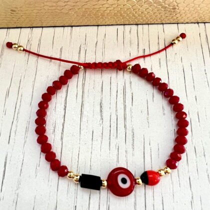 Brazalete en Cristal y Azabache