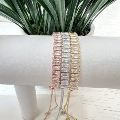 Brazalete de Circonia Ajustable