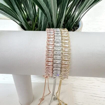 Brazalete de Circonia Ajustable