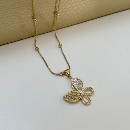 Cadena Dije Mariposa