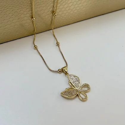 Cadena Dije Mariposa
