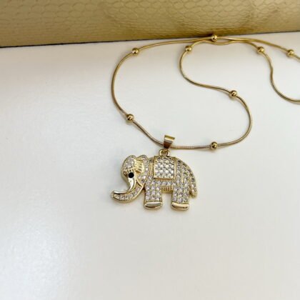 Cadena Dije Elefante