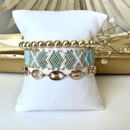 Brazalete Miyuki Blue