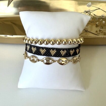 Brazalete Miyuki Negro