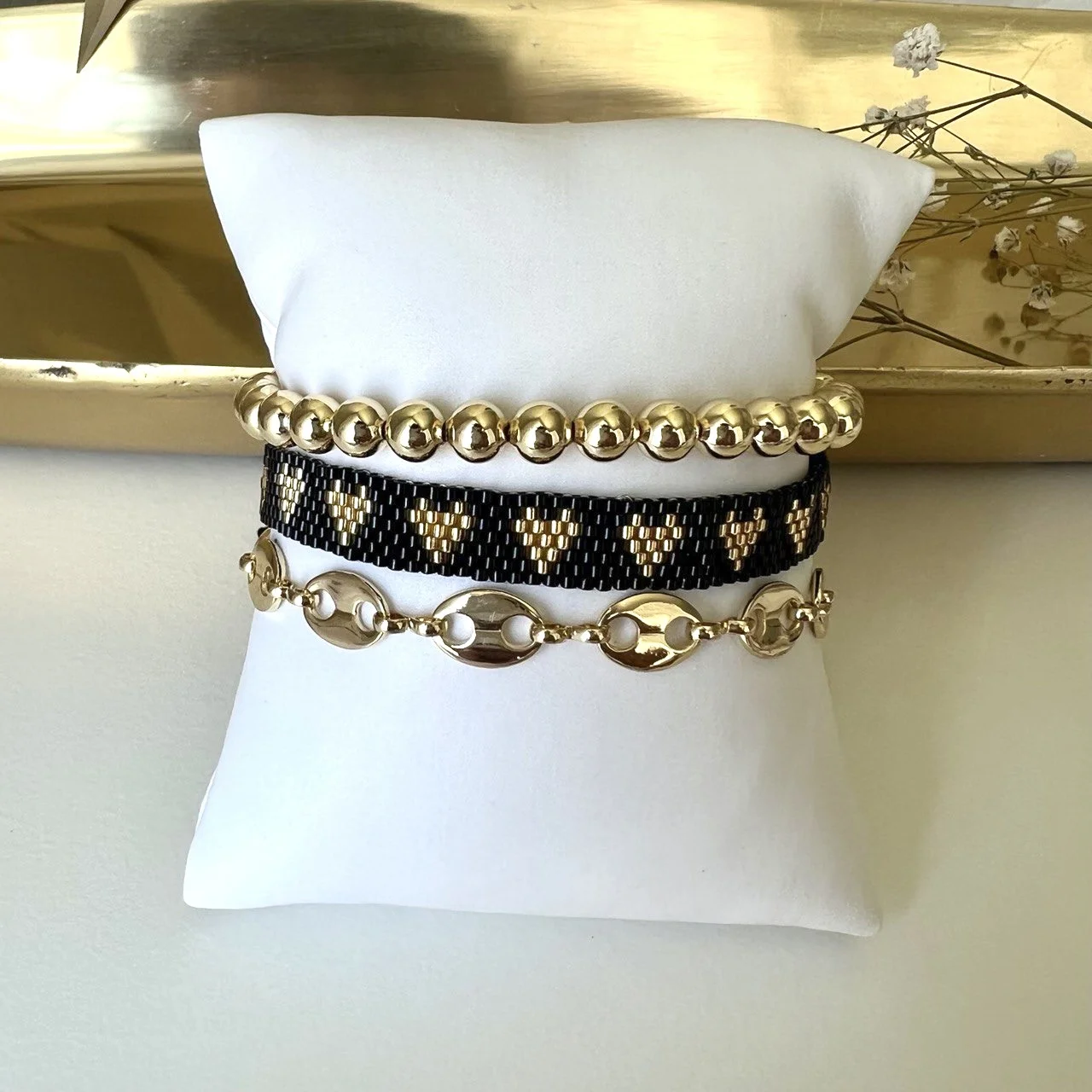 Brazalete Miyuki Negro