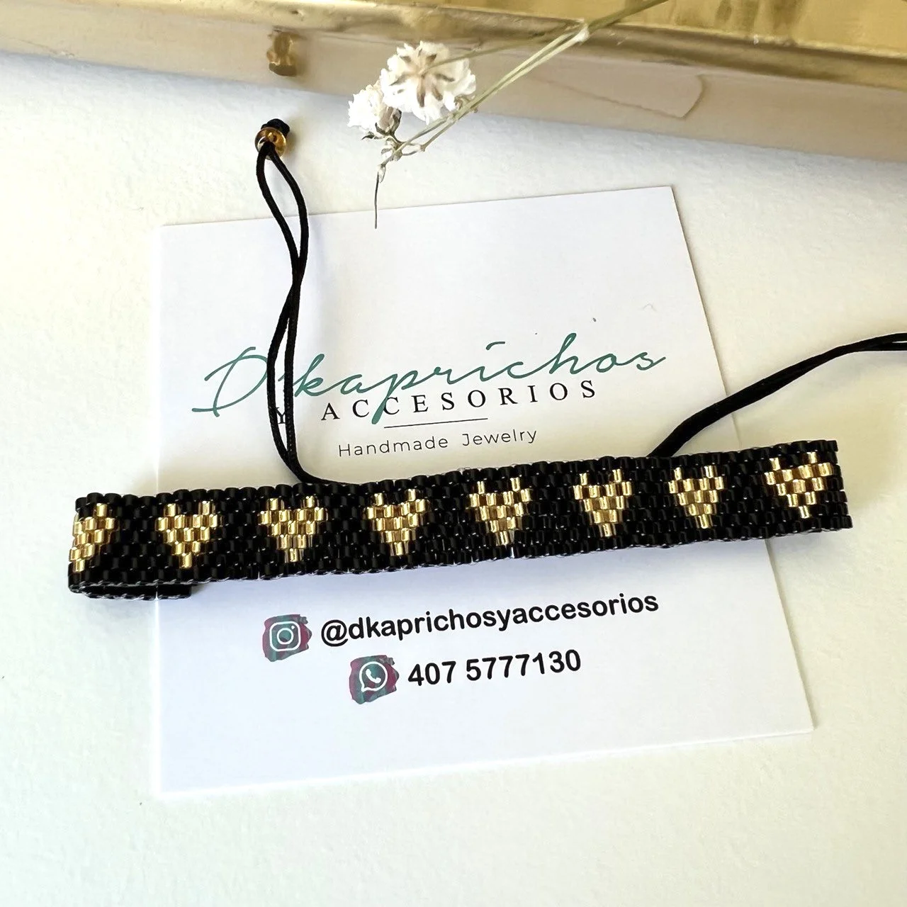 Brazalete Miyuki Negro - Imagen 3