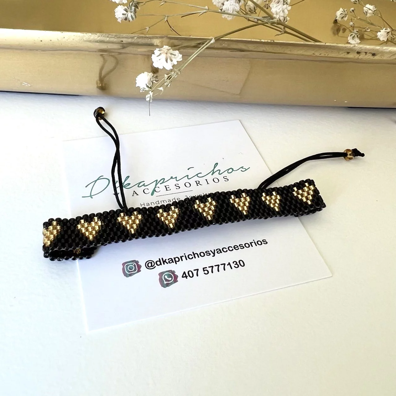 Brazalete Miyuki Negro - Imagen 4