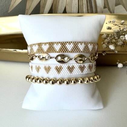 Brazalete Miyuki Gold