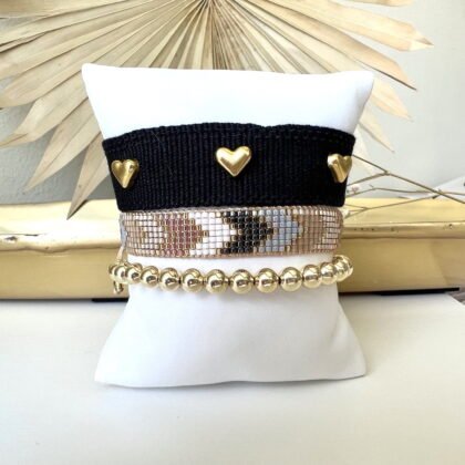 Brazalete Borla Negro