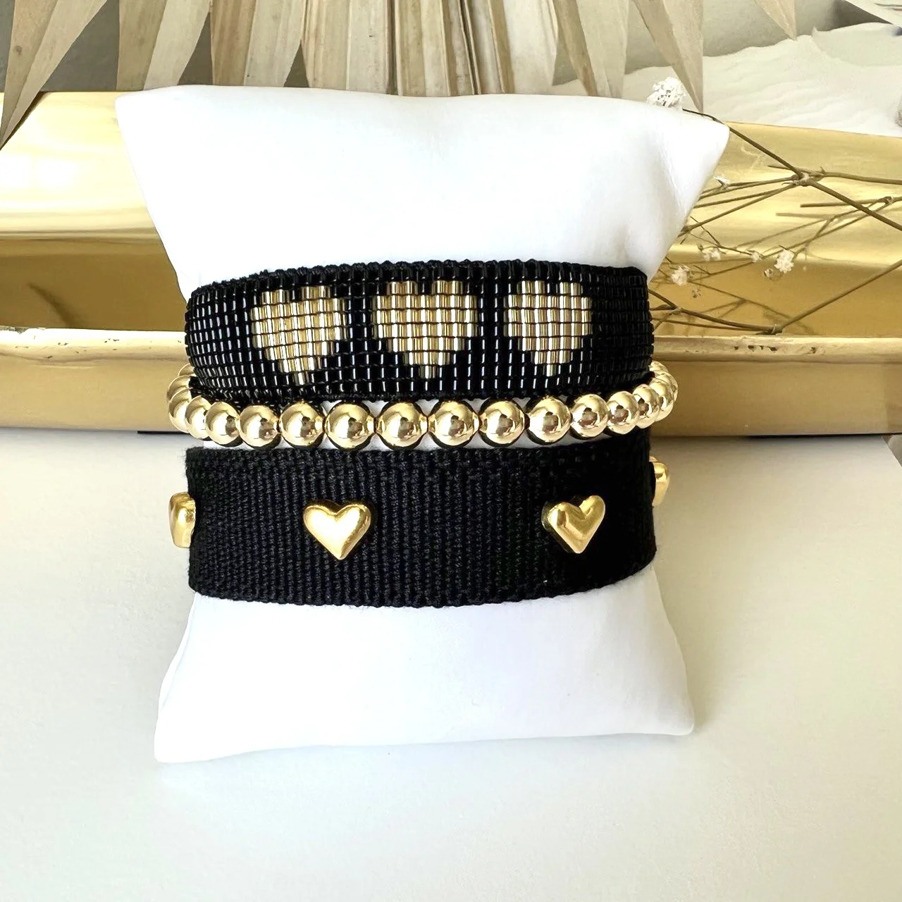 Brazalete Miyuki Negro