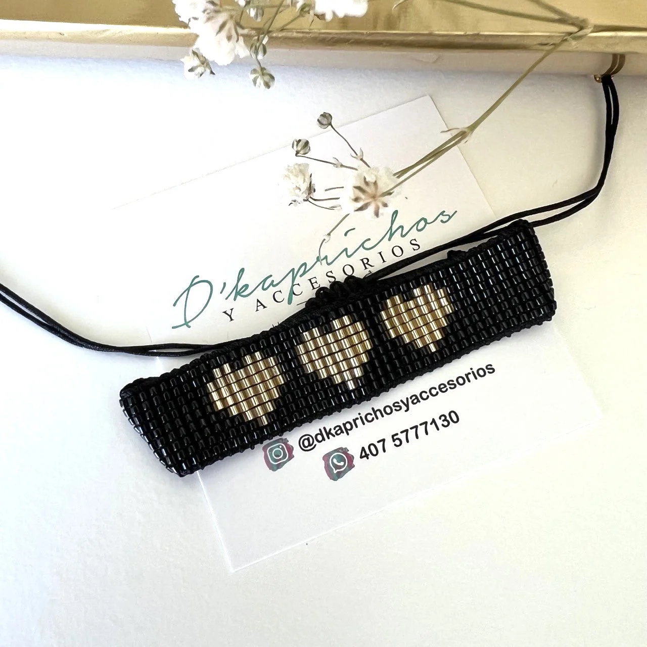 Brazalete Miyuki Negro - Imagen 3